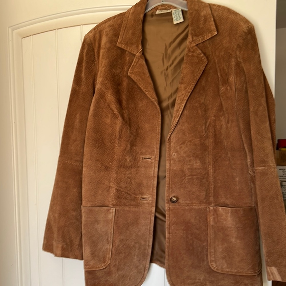 St John’s Bay Brown Suede Jacket